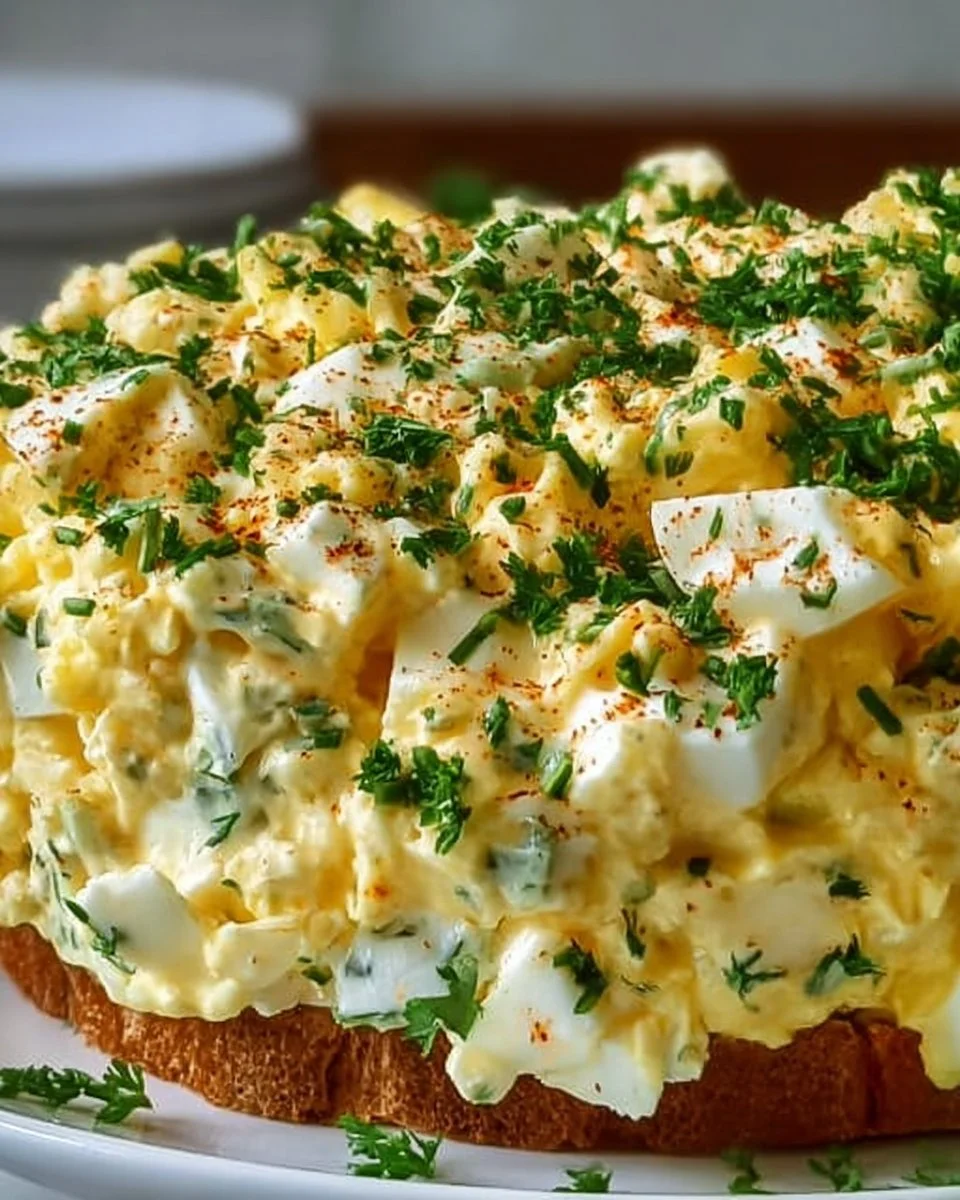 Bestes Eiersalat Rezept mit frischen Zutaten und einfacher Zubereitung.