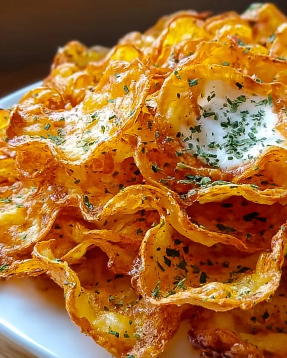 Hüttenkäse-Chips als gesunder, knuspriger Protein-Snack