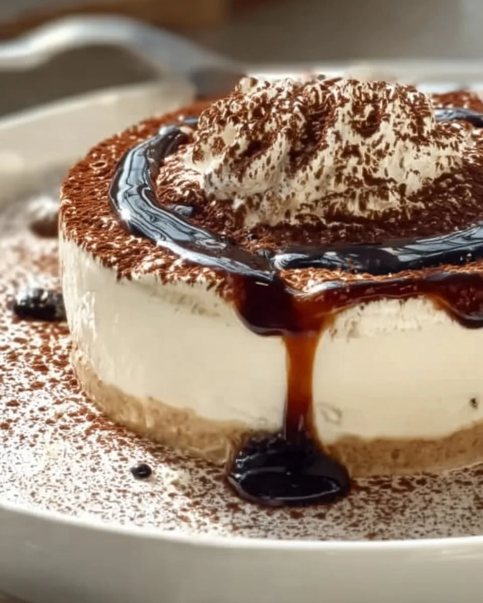 Mokkacreme mit Mascarpone in einer eleganten Dessertschüssel