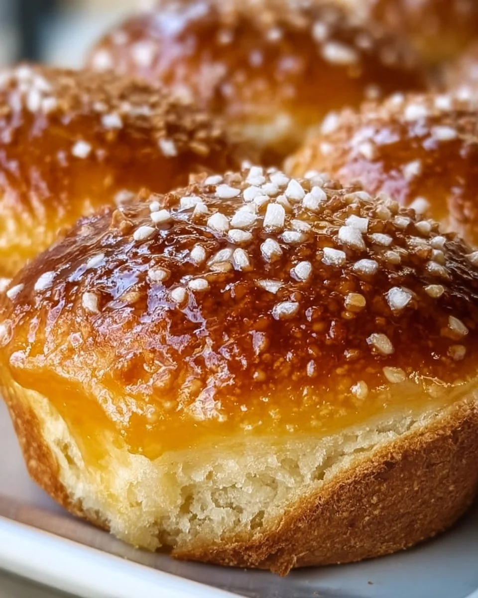 Laugenbrötchen im Muffinsblech gebacken, frisch aus dem Ofen