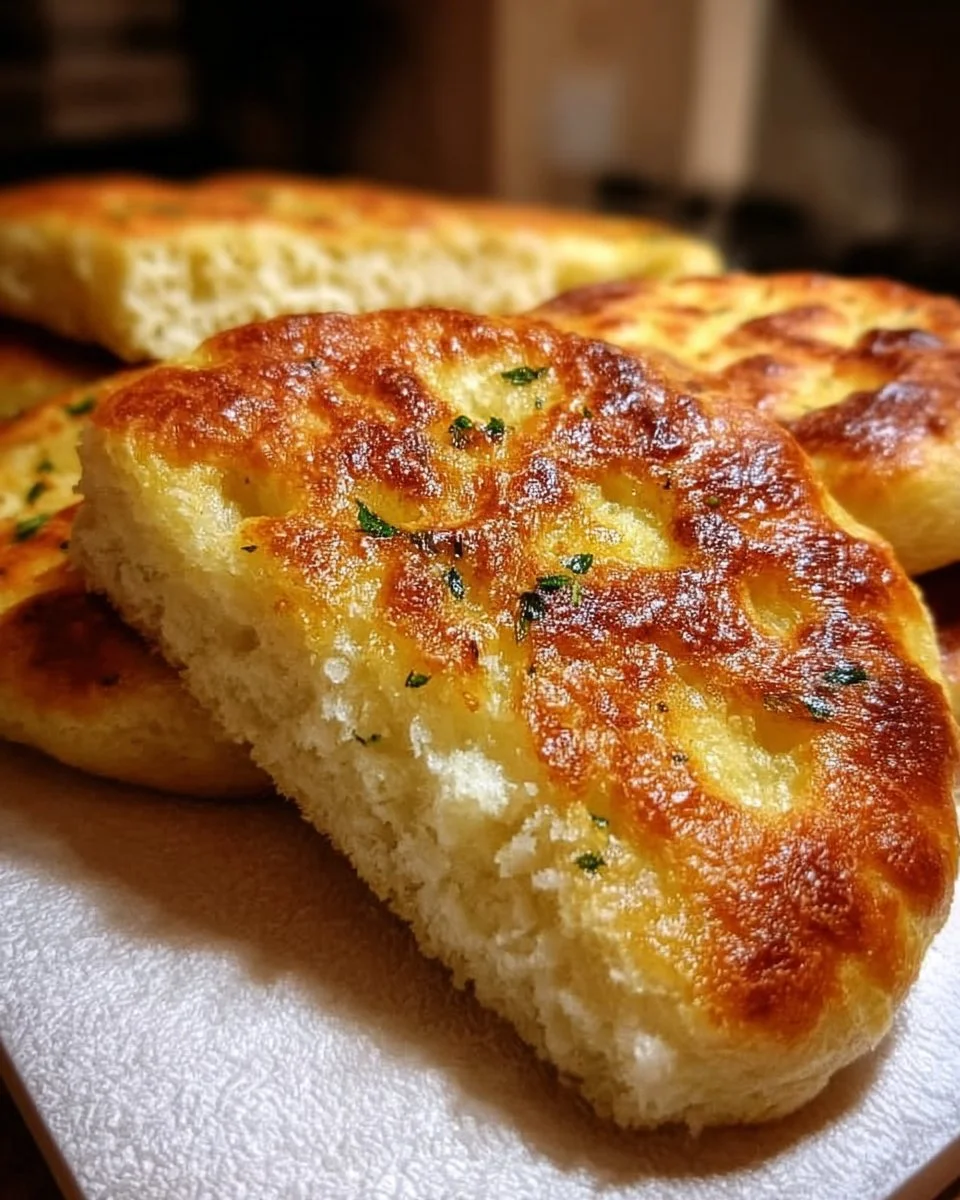 Schnelles Pfannenbrot ohne Hefe, einfach und schnell zubereitet