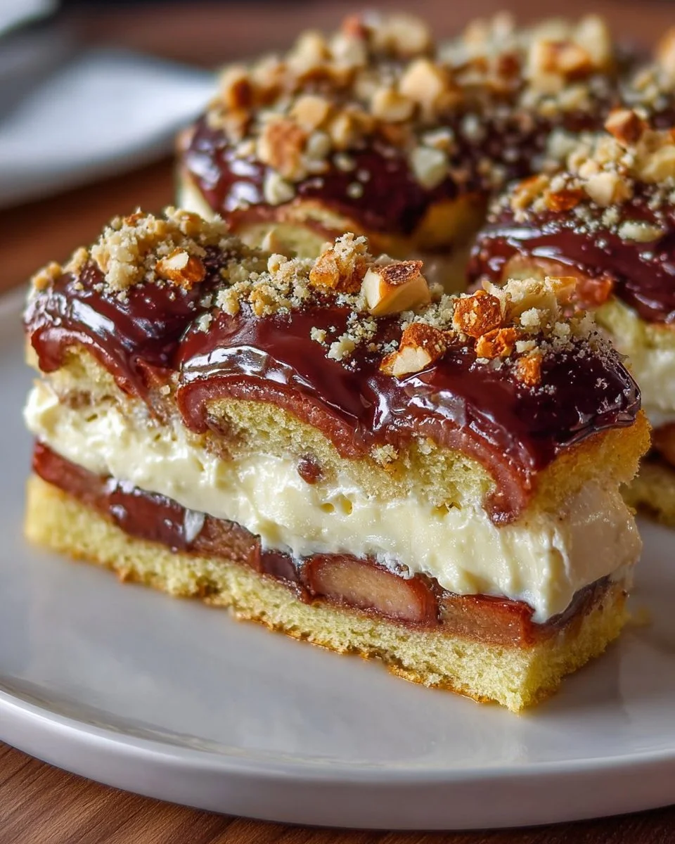 Frankfurter Kranz Schnitten auf einem eleganten Teller serviert.