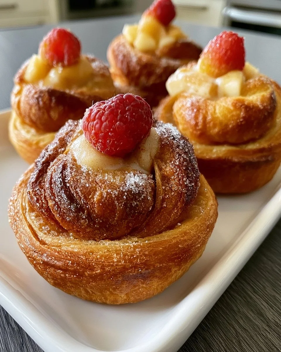 Leckere Cruffins, die die perfekte Kombination aus Croissant und Muffin verkörpern