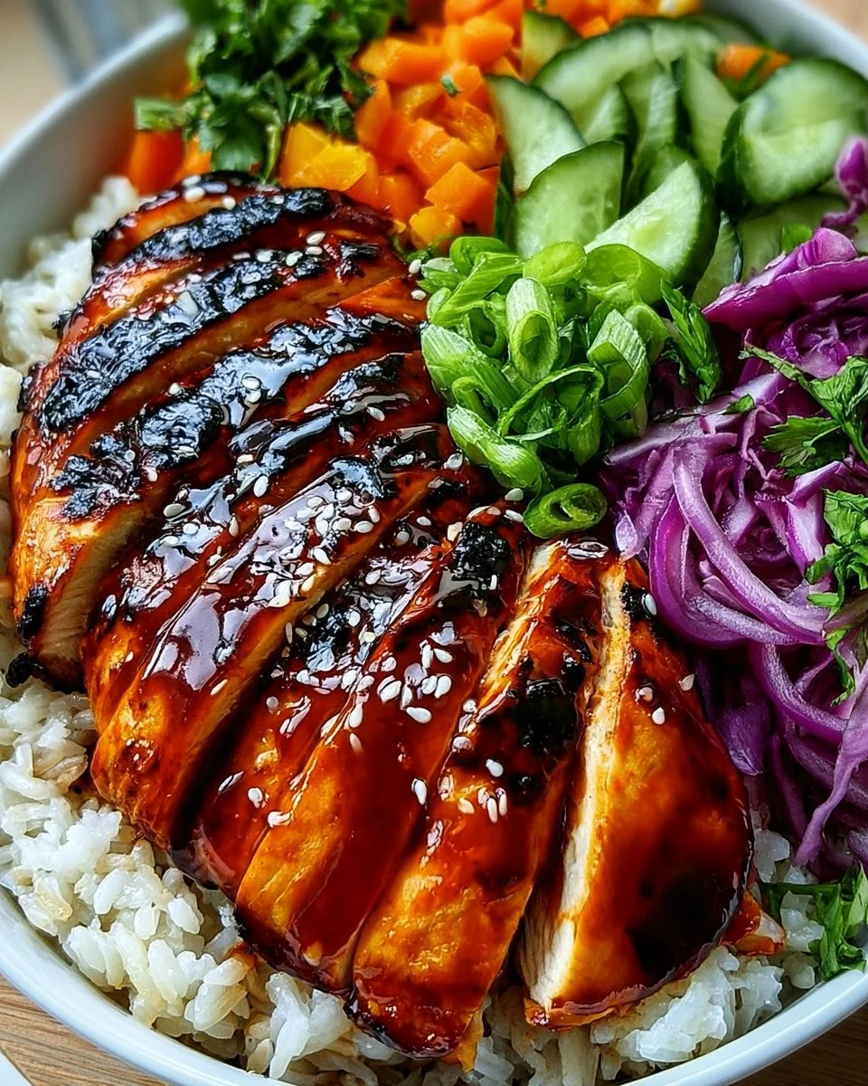 Leckere BBQ Hähnchen Schalen auf einem Grillteller serviert