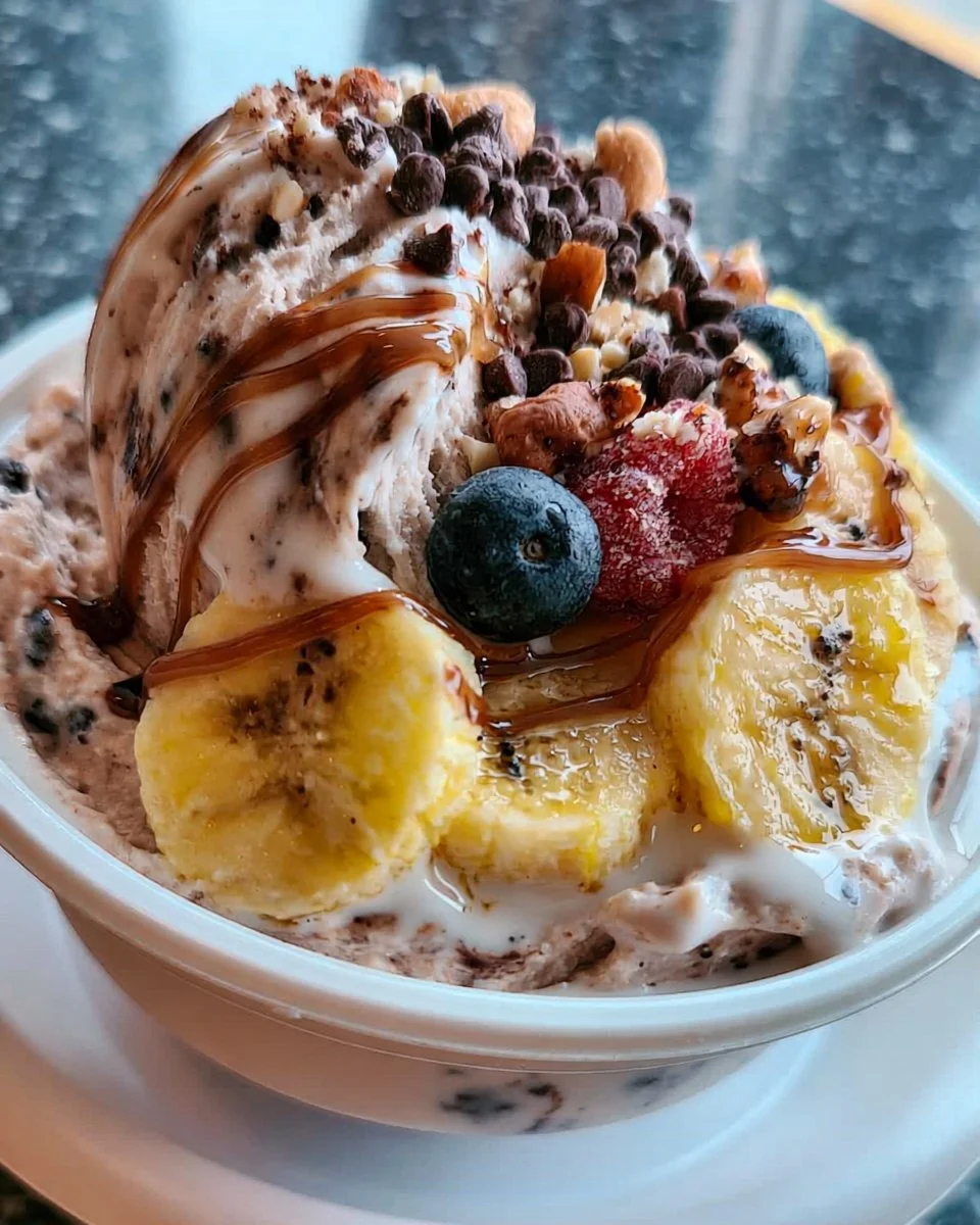 Ninja Creami Protein-Eiscreme in einer Schale, gesund und lecker.